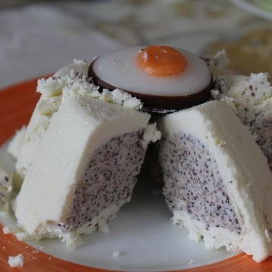 Рецепт пасхи лимонной с маковой начинкой