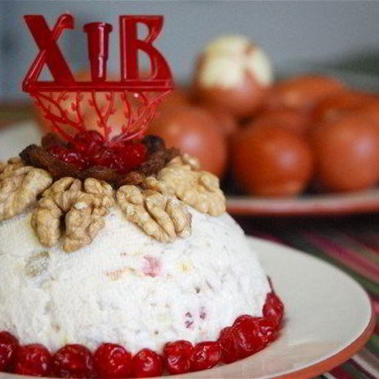 Рецепт пасхи с медом и цукатами