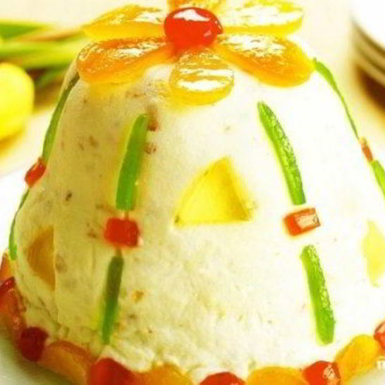 Рецепт пасхи с миндалем и изюмом