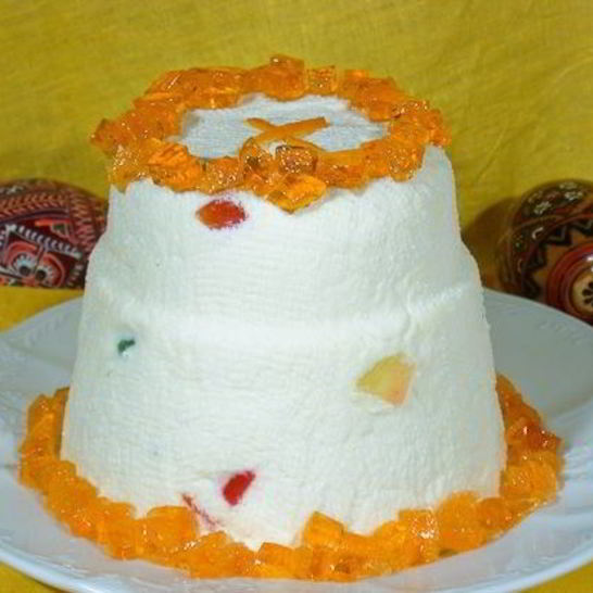 Рецепт пасхи со сливками и цукатами