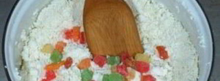 пасха со сливками и цукатами. Шаг 2