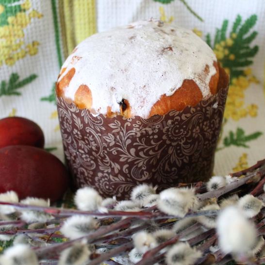 Рецепт пасхального кулича на сухих дрожжах в духовке