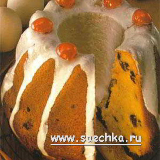 Рецепт пасхального кулича с черешней