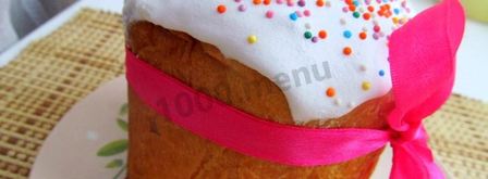 пасхальный кулич творожный с творогом. Шаг 33