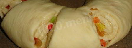 пасхальный венок цветок. Шаг 3