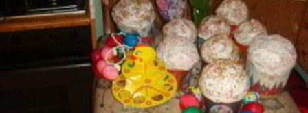 пасхальные куличи с изюмом. Шаг 9