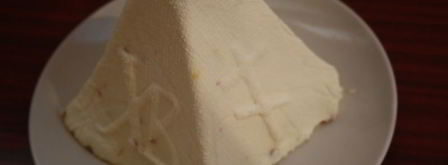 сырая творожная пасха с цукатами и вяленой вишней. Шаг 8