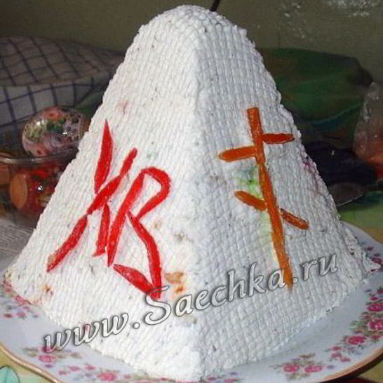 Рецепт царской пасхи упрощенной