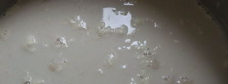 заварной кулич с вяленой вишней. Шаг 2