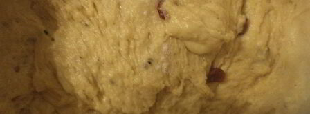 заварной кулич с вяленой вишней. Шаг 5