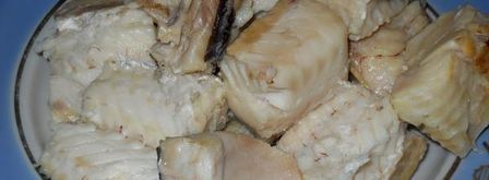 рыбный пудинг со шпинатом под соусом. Шаг 4