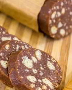 Шоколадная колбаска