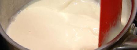 шоколадная панна котта с малиной. Шаг 5