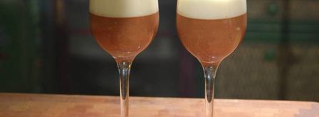 шоколадная панна котта с малиной. Шаг 7