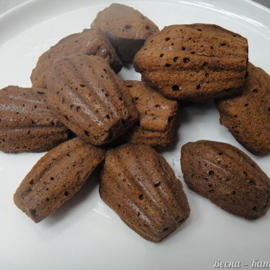 Рецепт шоколадные мадлен