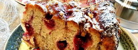 сладкая вертушка с пудингом и малиной. Шаг 14