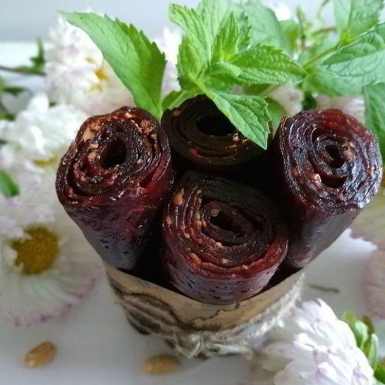 Рецепт сливовой пастилы с мятой и имбирем