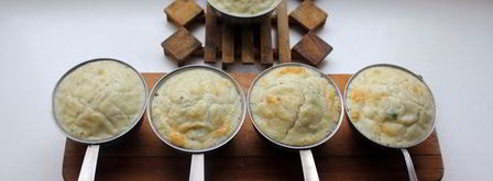 дважды запеченное суфле горгонзола и карамелизованная груша. Шаг 11