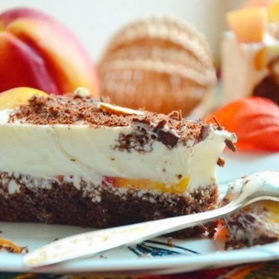 Рецепт персикового торта-суфле