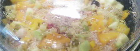 рагу из лосося с перловкой под сырным суфле. Шаг 4