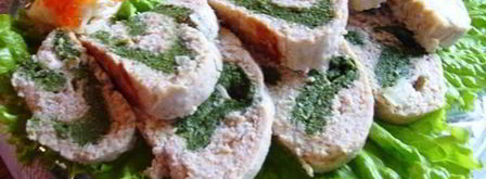 рыбный рулет-суфле со шпинатом. Шаг 9