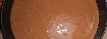 шоколадный кухэ с нежнейшим вишневым кремовым суфле. Шаг 5