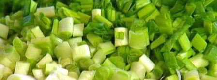 сливочное суфле с зеленым луком и тимьяном. Шаг 3