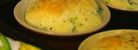 сливочное суфле с зеленым луком и тимьяном. Шаг 12