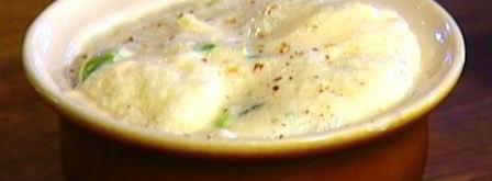 сливочное суфле с зеленым луком и тимьяном. Шаг 11