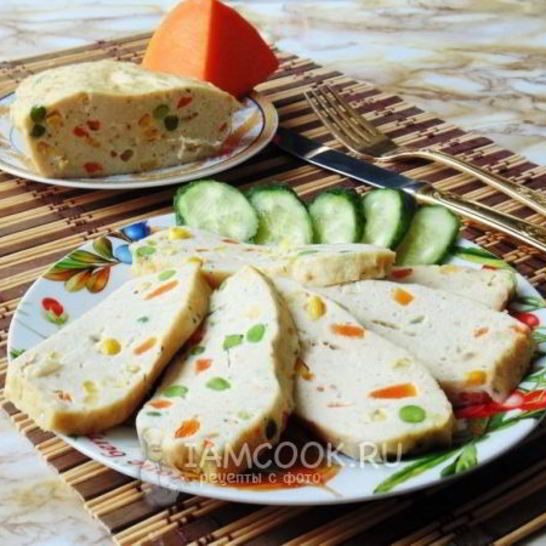 Рецепт суфле из курицы с овощами