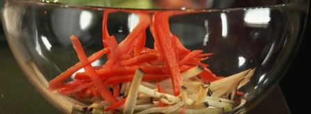 суфле из судака с овощным жюльеном. Шаг 6