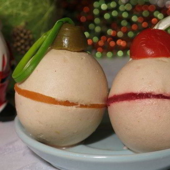 Рецепт суфле с тунцом елочный шар