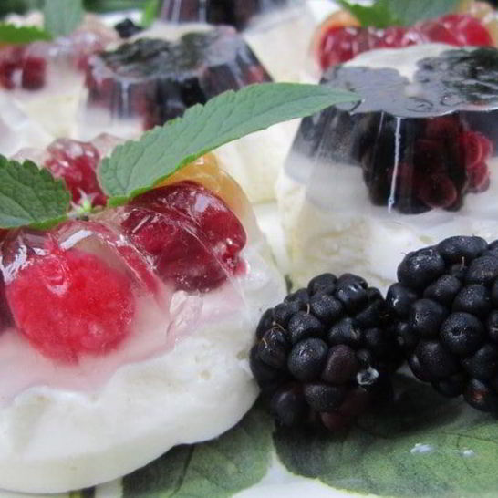 Рецепт суфле ягодно-сливочные тучки