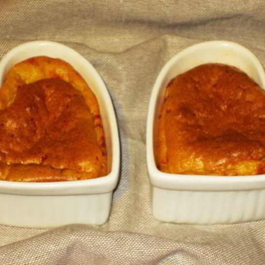 Рецепт сырного суфле горячие сердца