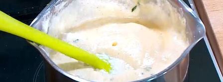 сырное суфле с зеленым луком и кукурузной мукой. Шаг 9