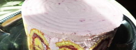 торт-суфле малиновый звон. Шаг 13