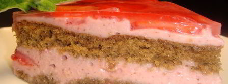 торт-суфле с клубникой. Шаг 9