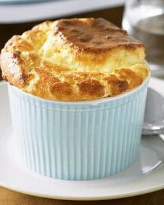Воздушное сырное суфле в духовке