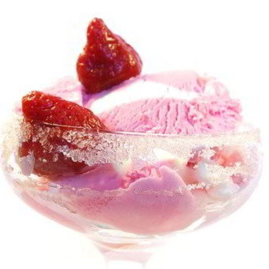 Рецепт замороженного клубничного суфле со взбитыми сливками