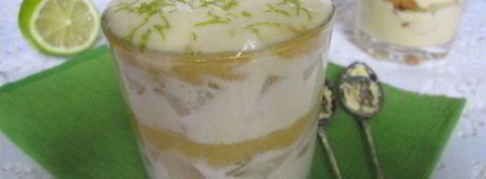 тирамису с грушей и лаймовым курдом. Шаг 6