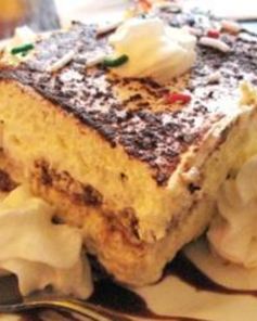 Тирамису с маскарпоне и сырыми яйцами