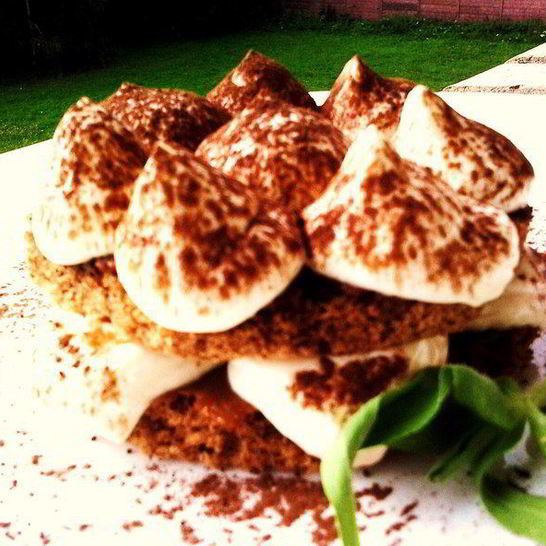 Рецепт тирамису в форме цветка dalia