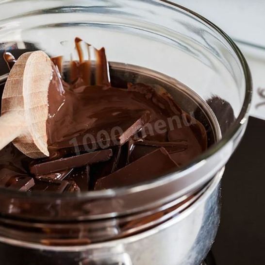 Рецепт топленого шоколада на водяной бане