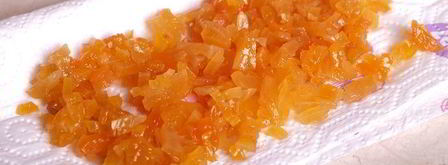 трюфели с абрикосовым пюре, курагой и ромом. Шаг 2