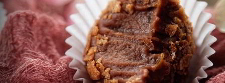 трюфели с абрикосовым пюре, курагой и ромом. Шаг 13