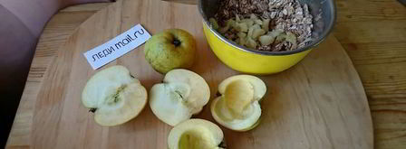 запеченные яблоки с овсянкой. Шаг 5