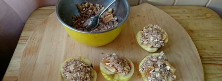 запеченные яблоки с овсянкой. Шаг 6