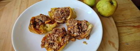 запеченные яблоки с овсянкой. Шаг 7