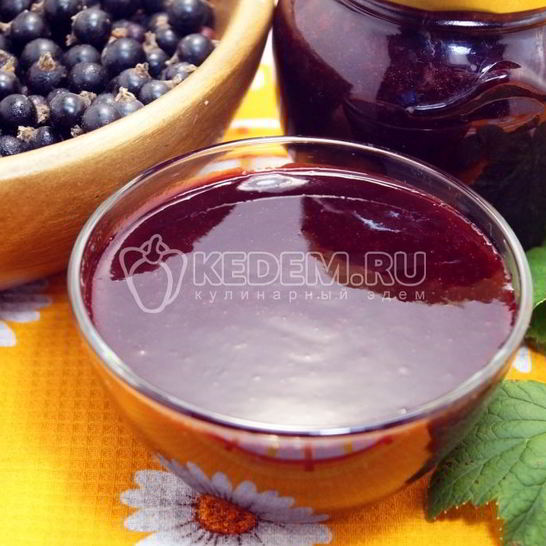 Рецепт желе из черной смородины