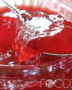 Желе из красной смородины